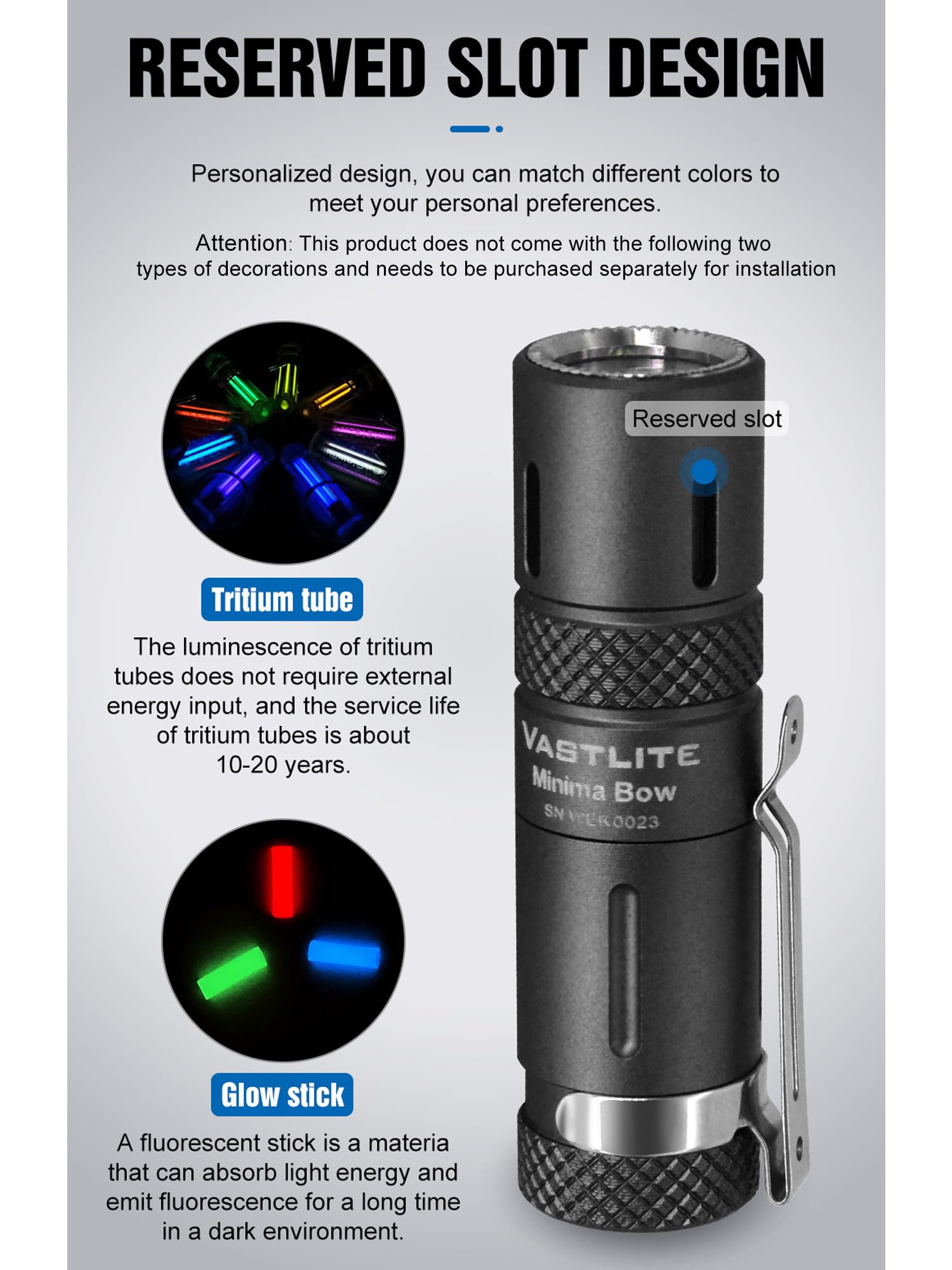 JETBeam Vastlite Minima Bow LEP Flashlight 280 Lumens,750 Meters